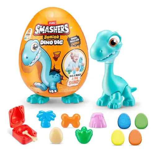 Zuru Smashers Junior Dino Dig Huevo Grande Jurassic Sorpresa