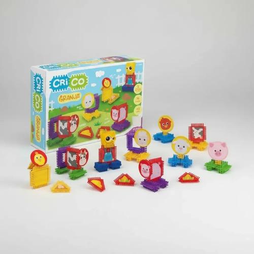 Crico Bloque Granja 24 Piezas Con Stickers 5