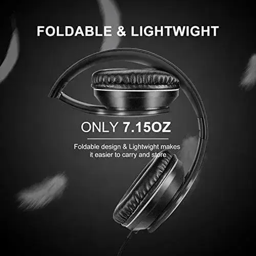 Auriculares Plegables Vincha Con Micrófono Ligero Lorelei X6 Negro 6