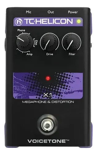 Pedal De Efecto Tc Helicon Voicetone X1 Negro Negro