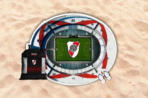 Toallon Gigante Lona Estadio Escudo Futbol Equipos + Mochila 6