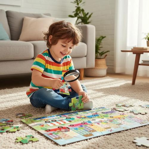 Puzzle Rompecabeza Gigante 36 Piezas Más Lupa Antex 3033 4