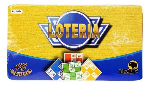 Juego Lotería Familiar Bisonte 48 Cart. Fichas Madera 1434 2