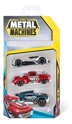 Autos Autitos Colección Metal Machine X3 Zuru Wheels Surtido Multicolor