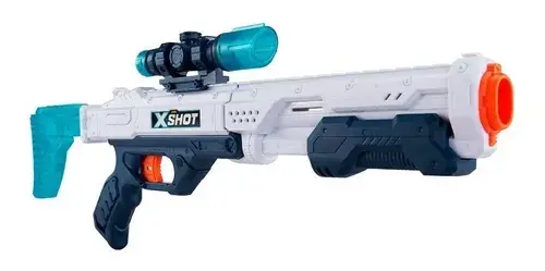 Arma Rifle Escopeta Lanza Dardos Hawk Eye X Shot 16 Dardos Rojo 3
