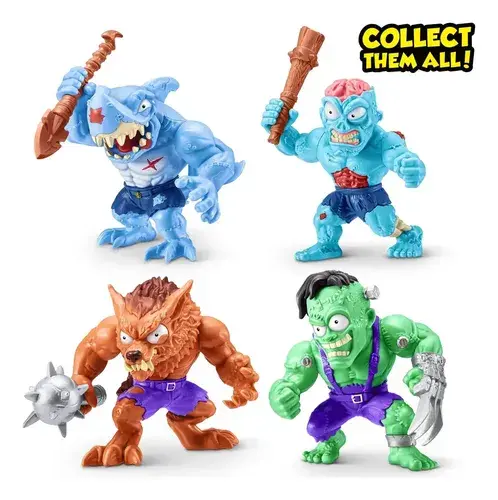 Smashers Mano De Monstruo Zombie 10 Sorpresas Lobo Horror 11