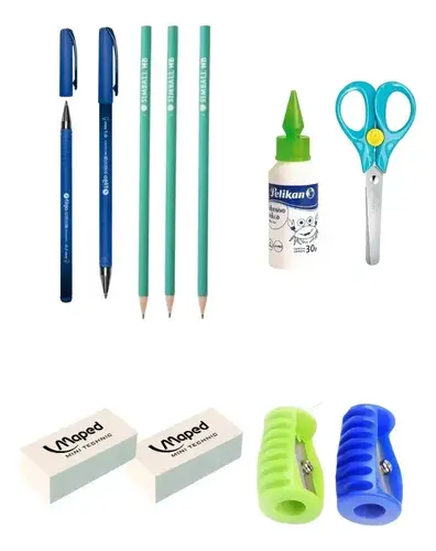 Combo Utiles Escolares + Cartuchera Kit Primaria Completo 7