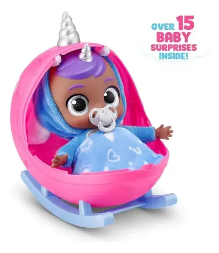 Babycorns Bebe Con 15 Sorpresas Cuna Mecedora Bebote + Acces 7