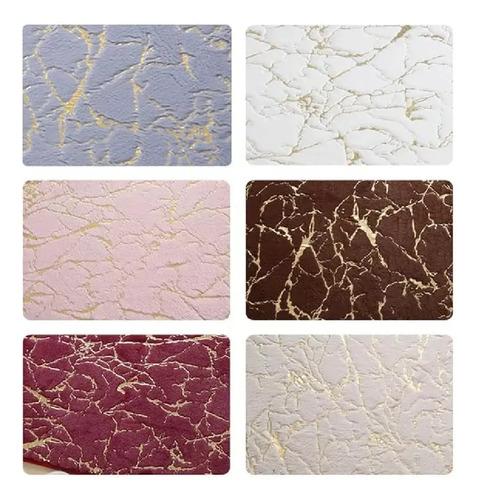 Alfombra De Baño Tipo Marmol Piel Suave Antideslizante Fino