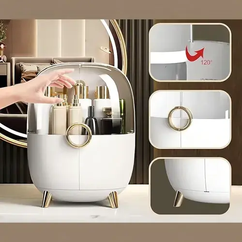 Organizador Maquillaje Cápsula Oh My Shop Plástico Blanco A-053100 2