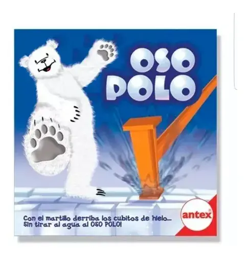 Oso Polo Juego De Mesa Rompe Hielo + Martillo Antex Original 4