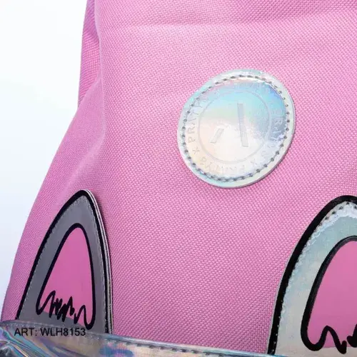 Mochila Escolar Nena Rosa Lila Brillante Primaria Impermable 6