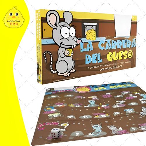 La Carrera Del Queso Juego De Mesa Tablero + Fichas Yuyu 3