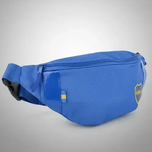 Riñonera Boca Azul Lisa Forrada Quemoda Con Licencia Azul Liso 5