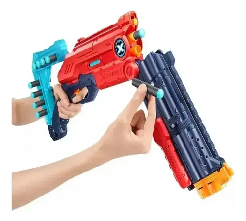 Escopeta Lanza Dardos Max Atack Rifle Pistola X-shot Gigante 10