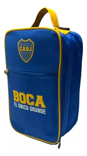 Bolso Botinero Boca Juniors Botines Futbol Neceser Original Azul 7