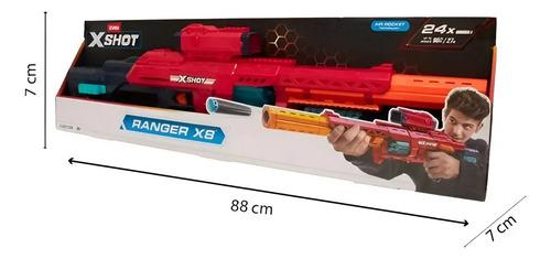Lanzador De Dardos X-shot Ranger X8 Para Niños De 8 A 13 Años Rojo 5