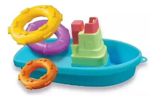 Barco Flotador Didáctico 3 Anillos Para Baño Pileta Duravit Multicolor 3