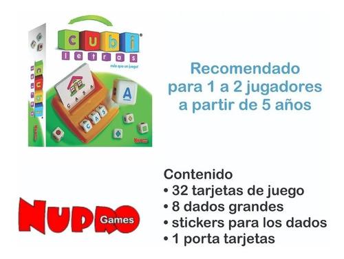 Cubi Letras Juego Didactico Educativo Aprende A Leer Nupro 4