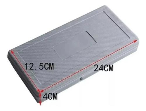Caja De Herramientas Juego Llave Tubo Kit 40 Piezas Estuche Gris 4