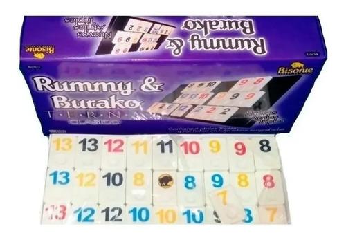 Rummy Burako Atriles Triple Terna Juego Mesa Clasico Bisonte 3