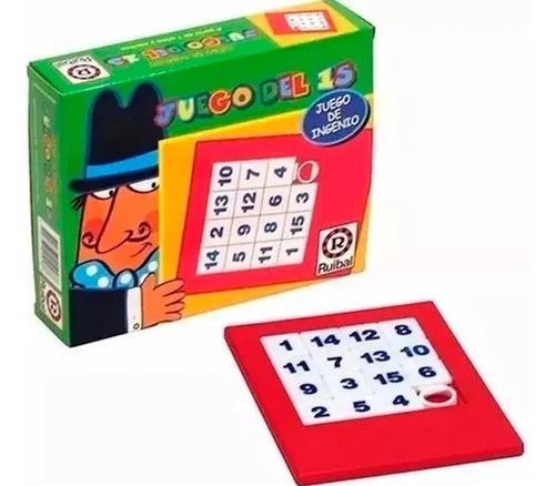Juego Del 15 Juego De Mesa Ingenio Ordena Los Numeros Ruibal 9