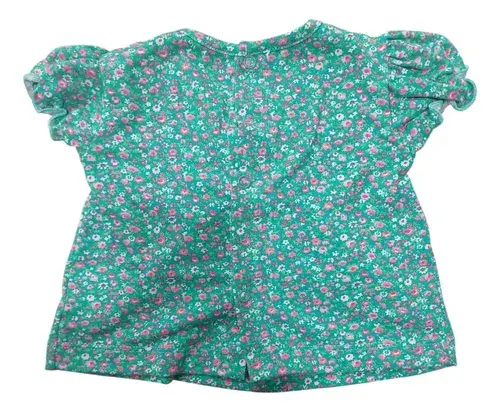 Conjunto Bebe Beba Remera + Calza Estampado Voladito Y Moño 3