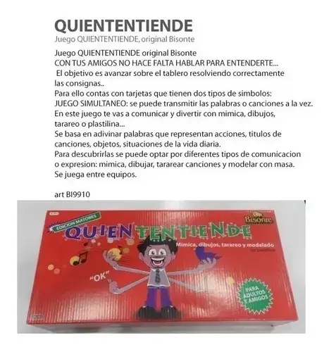 Quién Te Entiende Juego De Mesa Similar Pictionary Mimica 2