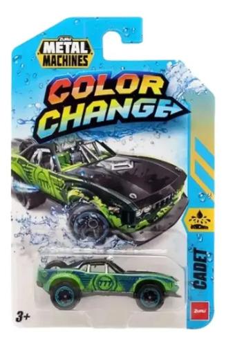 Autitos Metal Machines Cambia Color Change X1 Unidad Surtido Vs 6