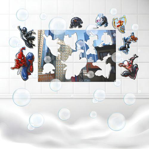Rompecabezas Puzzle Spiderman Hombre Araña Para Baño O Ducha 3