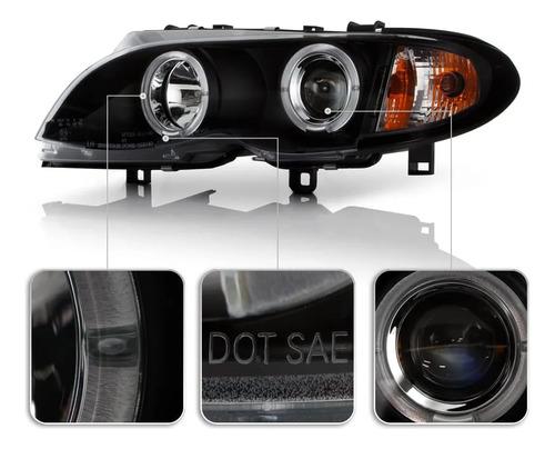 Faros Delanteros Led Halo Proyector Bmw Serie3 E46 2002-2005 2