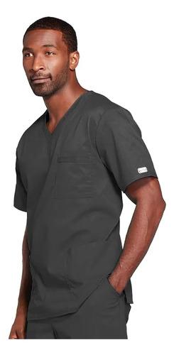 Ambo Cherokee Ww Core Stretch Unisex Xl Cuello V Gris Oscuro Azul Xl 3