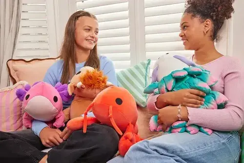 Peluche De Apego Hug A Lumps Pequeño Para Abrazar Animales Oso De Agua 4