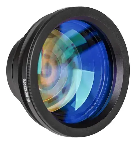 Lente F-theta Cloudray 1064nm F100 Campo 7x7 Cm Rosca M85 Rosca M85 Negro