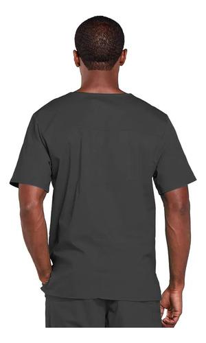 Ambo Cherokee Ww Core Stretch Unisex Xl Cuello V Gris Oscuro Azul Xl 4