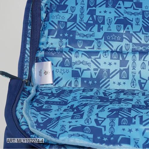 Mochila Afa Argentina Escolar Reforzada Velcro Con Parches 14