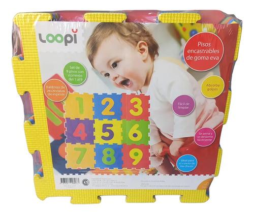 Piso De Goma Eva Encastrable Numeros Love 807 2