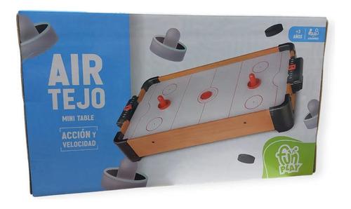 Tejo Air Hockey De Mesa Juego Para Niños Y Adultos Portatil 5