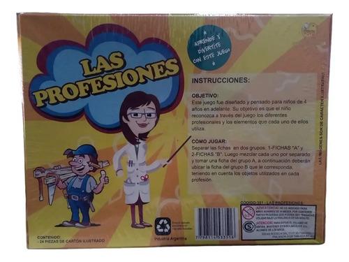 Juego De Mesa Las Profesiones Didactico Infantil Aprender 3