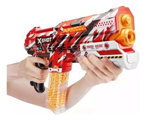 Pistola Lanza Bolitas De Gel Hydrogel 5000 Bolitas X Shot Roja 2