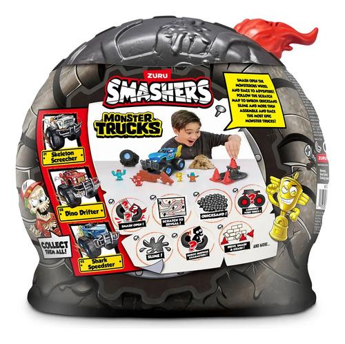 Monster Truck Smashers Auto + Sllime + Masa Set 25 Sorpresas 6