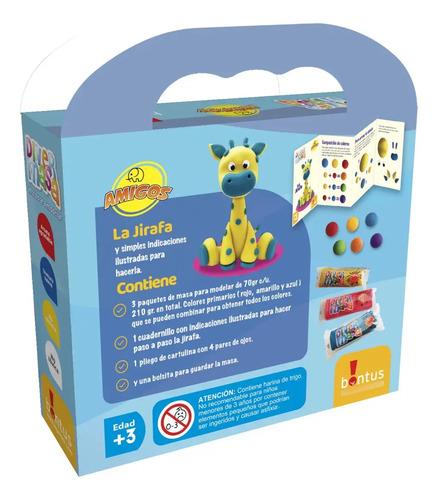 Juego De Masas Plastilina Diver Masa Jirafa 210gr Bontus 2