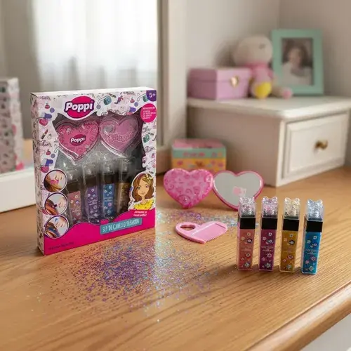 Super Combo Set Maquillaje + Uñas + Set De Cabello + Tatuaje 7