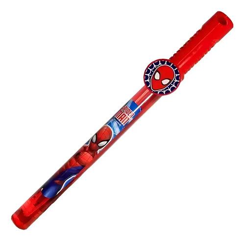 Burbujero Gigante Spiderman Hombre Araña 38cm Marvel Burbuja Azul Y Rojo 8
