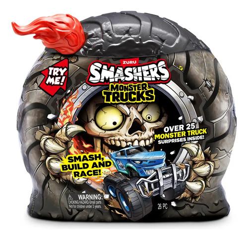 Monster Truck Smashers Auto + Sllime + Masa Set 25 Sorpresas 5
