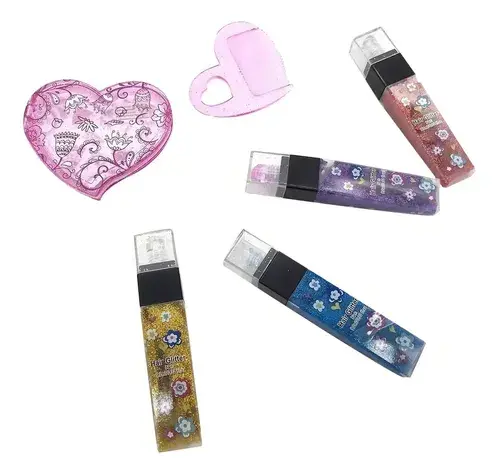 Set De Belleza Pinta Cabello Fashion Brillos Infantil Poppi 5