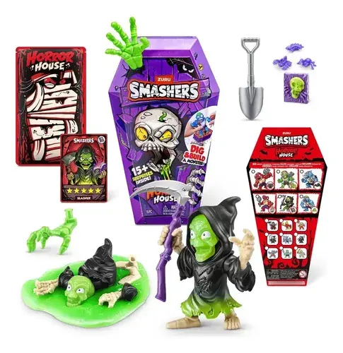 Casa Del Horror Ataud Con 15 Sorpresas Zoombie Smashers Mega 2