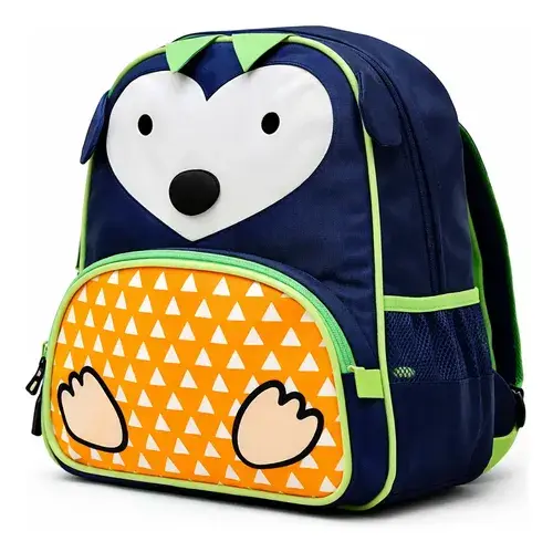 Mochila Jardin Infantil Niños Diseño Animales Puercoespin Puercoespín Joaquín Rayas 7