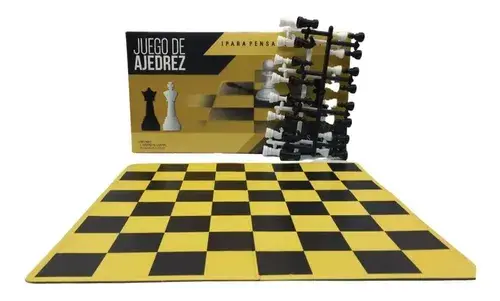 Ajedrez Yuyu Juego De Estrategia Tablero Plástico 35cm 2