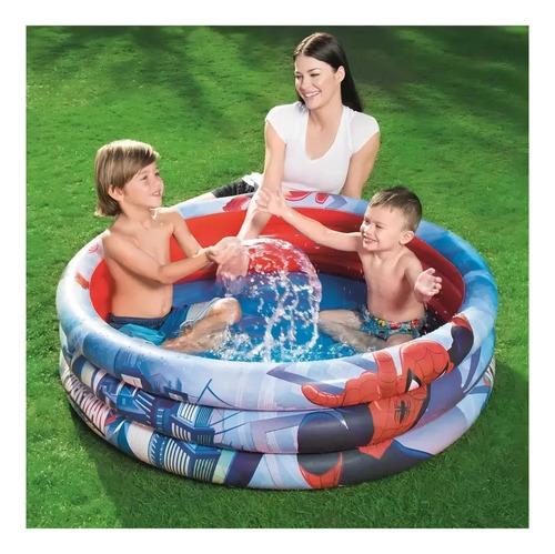 Pileta Pelotero Inflable Spiderman Para Bebes Niños 122cm 6